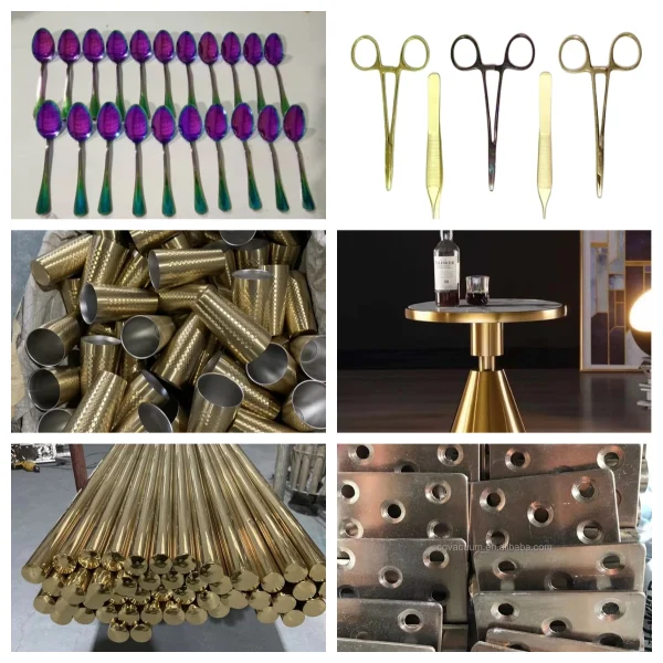 CGVAC Stainless Steel PVD Coating Machine Applications