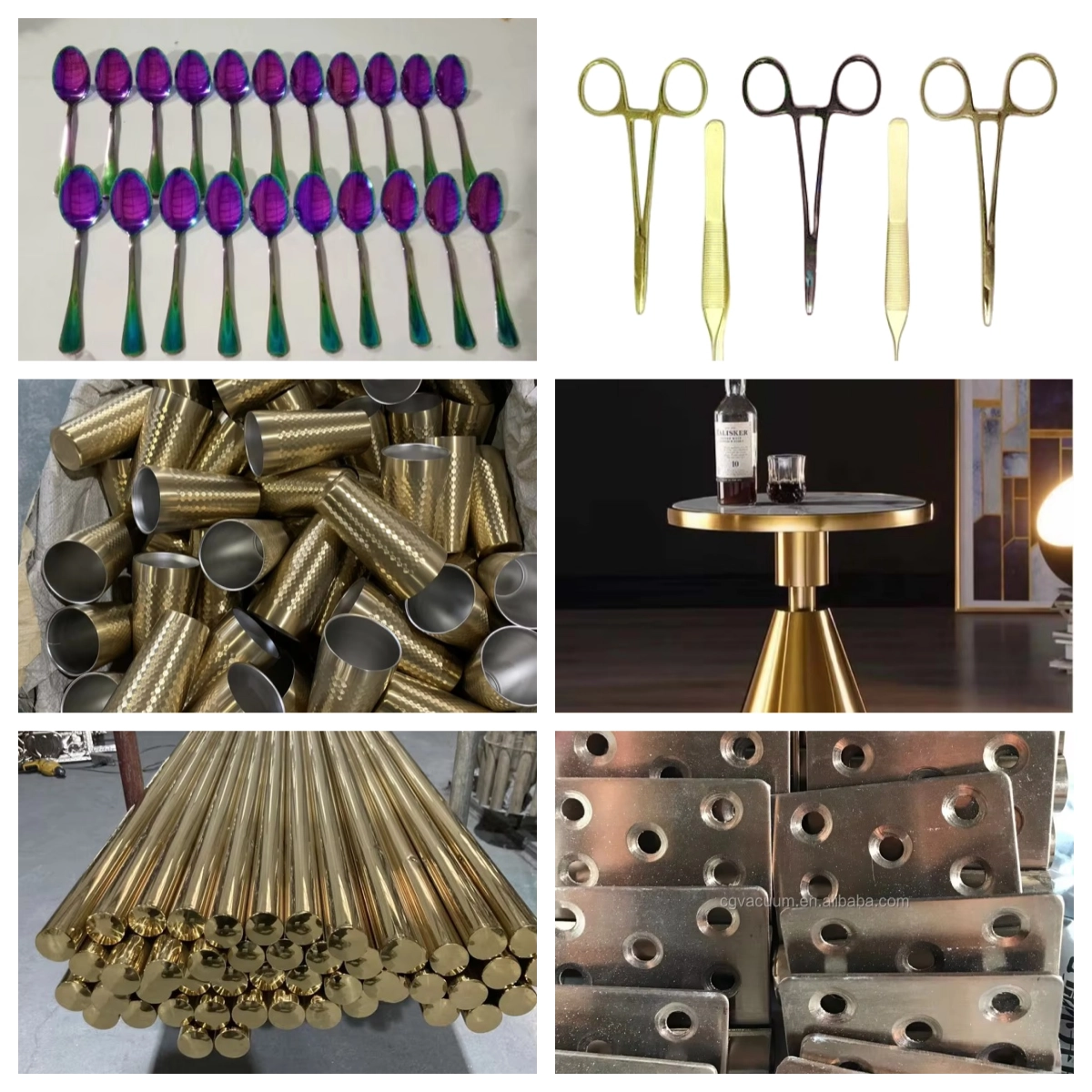 CGVAC Stainless Steel PVD Coating Machine Applications