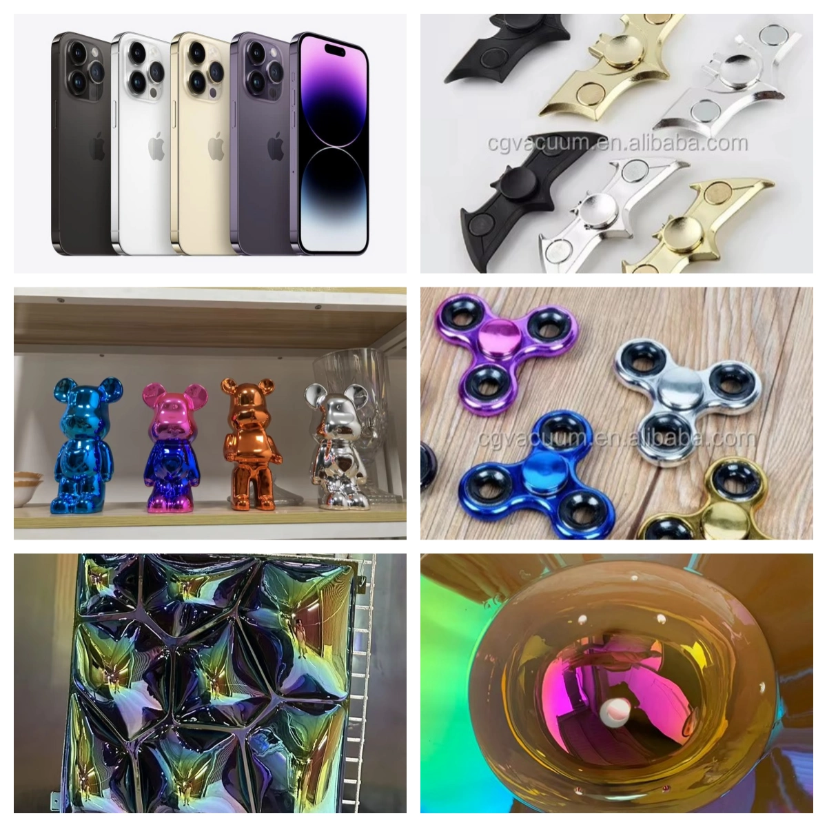 CGVAV Plastic PVD Coating Machine Applications