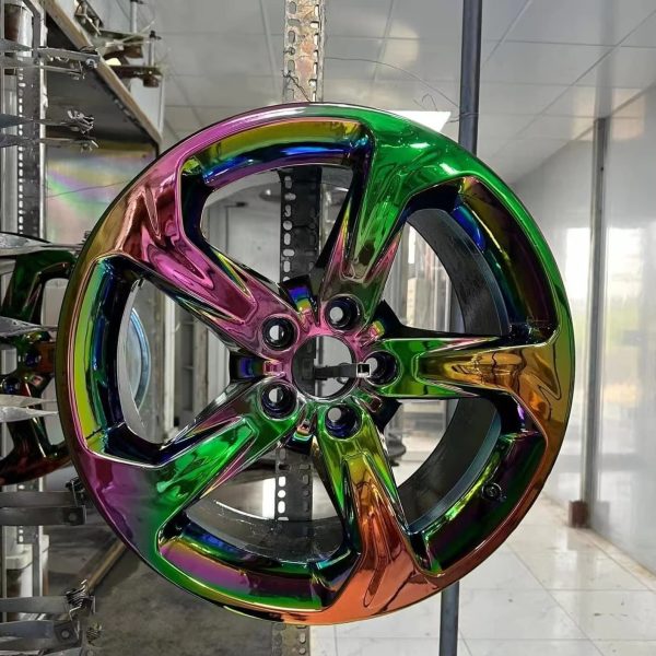 Colored wheel hubs pvd coating machie