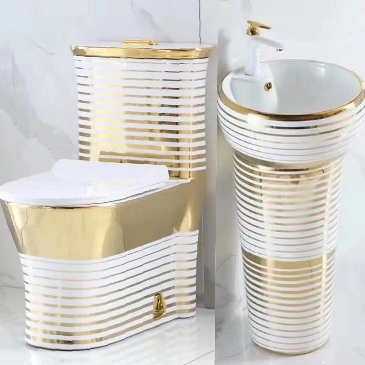 Sanitary ware PVD Coating Machine for Toliet & Wash Basins