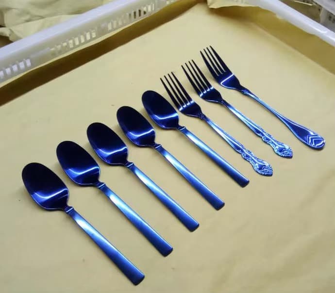 cutlery set pvd coating machine effect