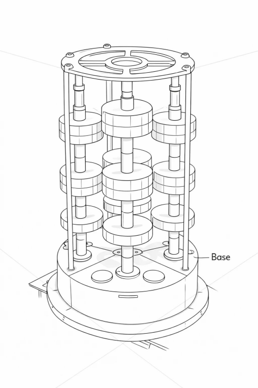 CGVAC Multi-Arc Vacuum Coating Machine Temperature Control & Transmission System