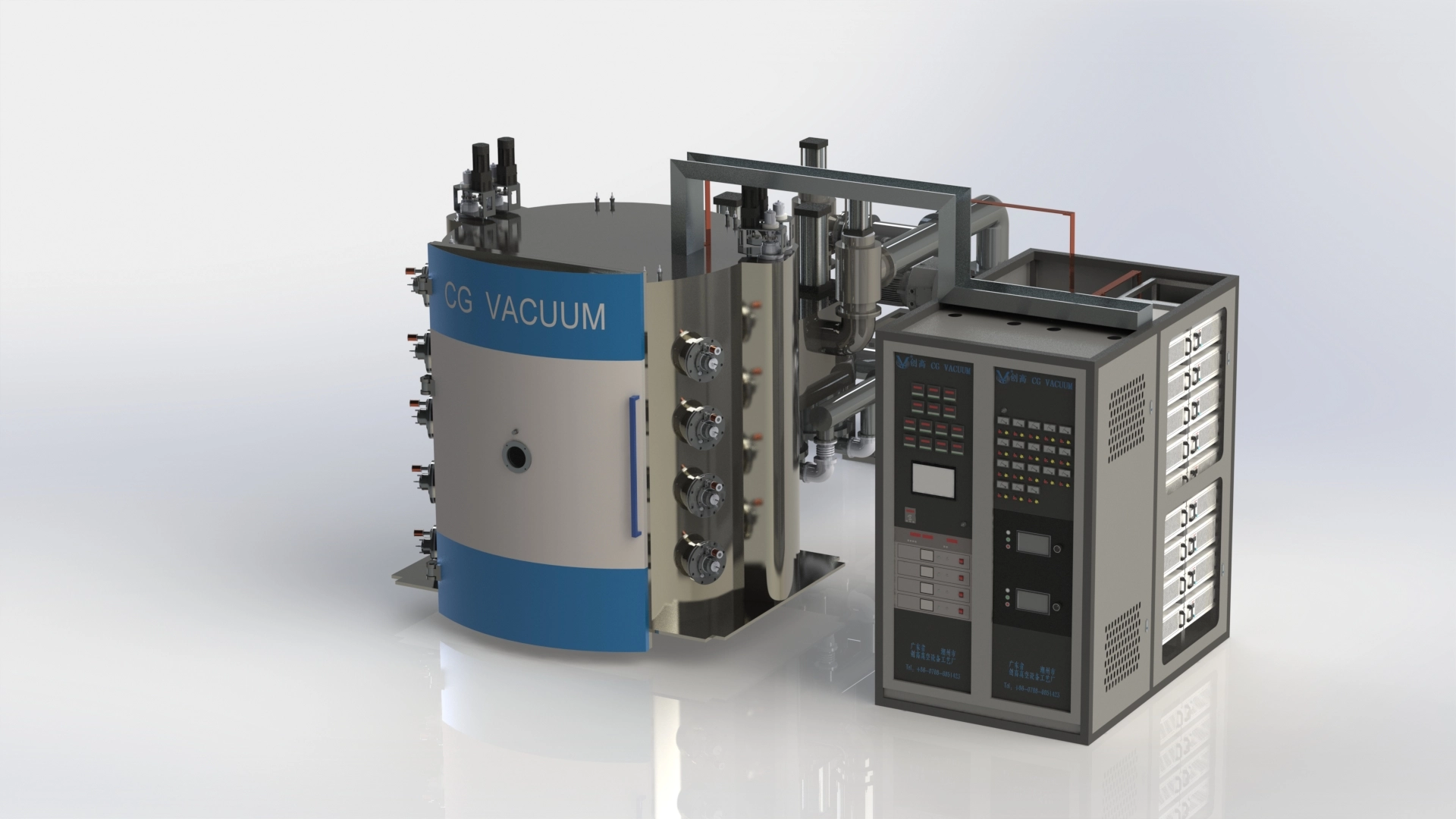 24K Gold Vacuum Coating Machine PVD Coating Machine System Custom